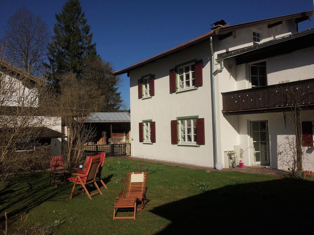 Ferienwohnungen Im Lueftlmalereck, Mussldomahaus Oberammergau Exteriér fotografie